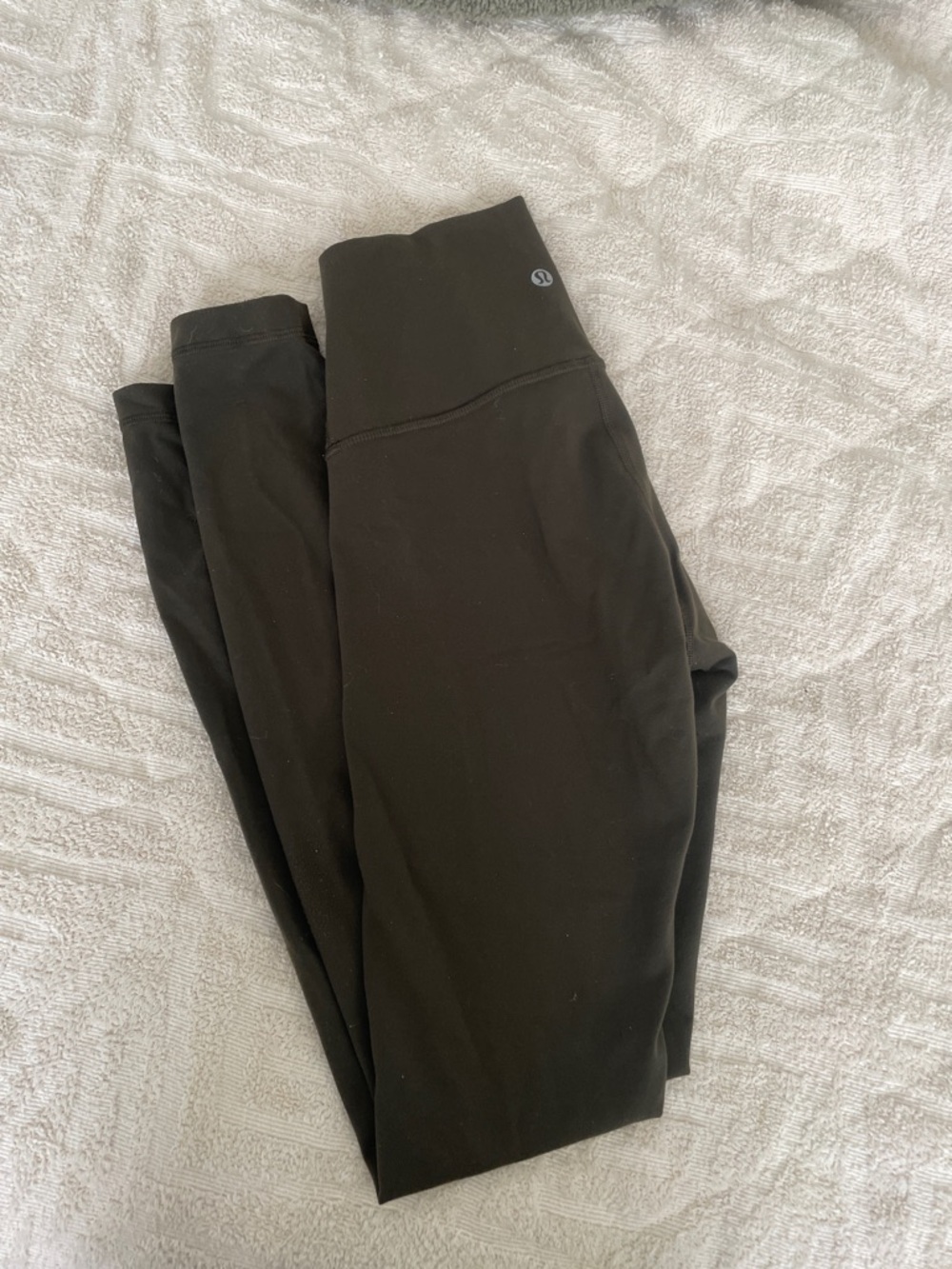 lululemon athletica dark green wunder under leggings